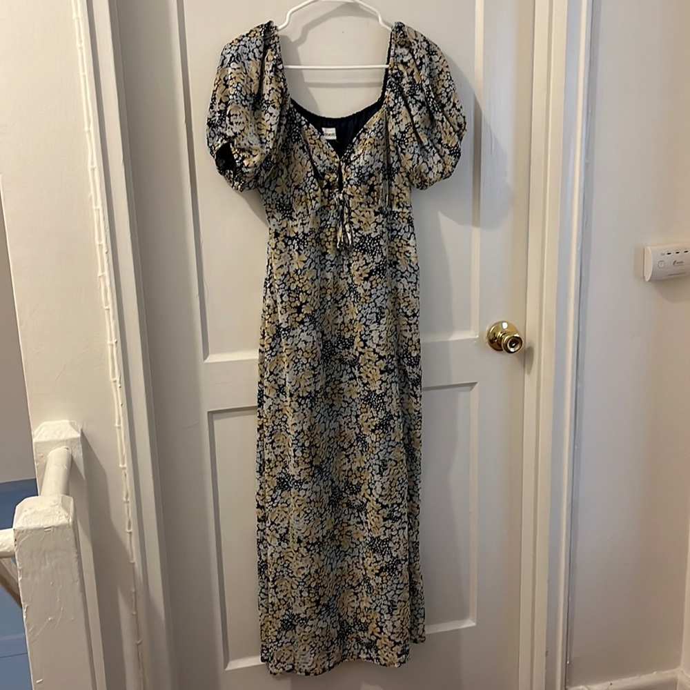 &Merci blue floral dress